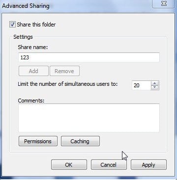 How to Password Protect and Set Permissions for Shared Folder?