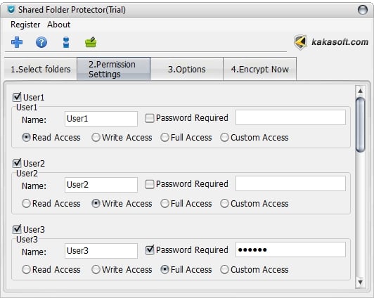 How to Password Protect and Set Permissions for Shared Folder?