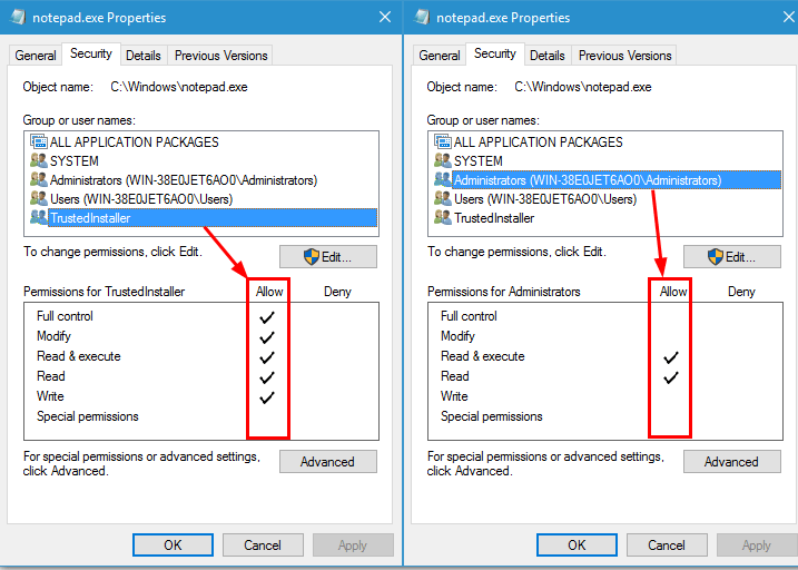 modify ntfs permissions