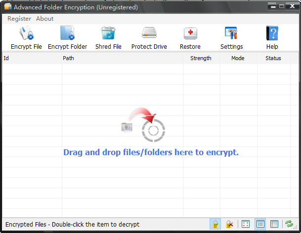 lock drive with advanced folder encryption