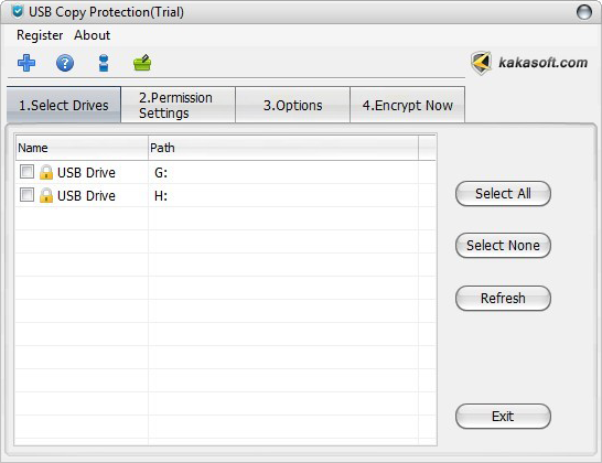 Copy Protected USB