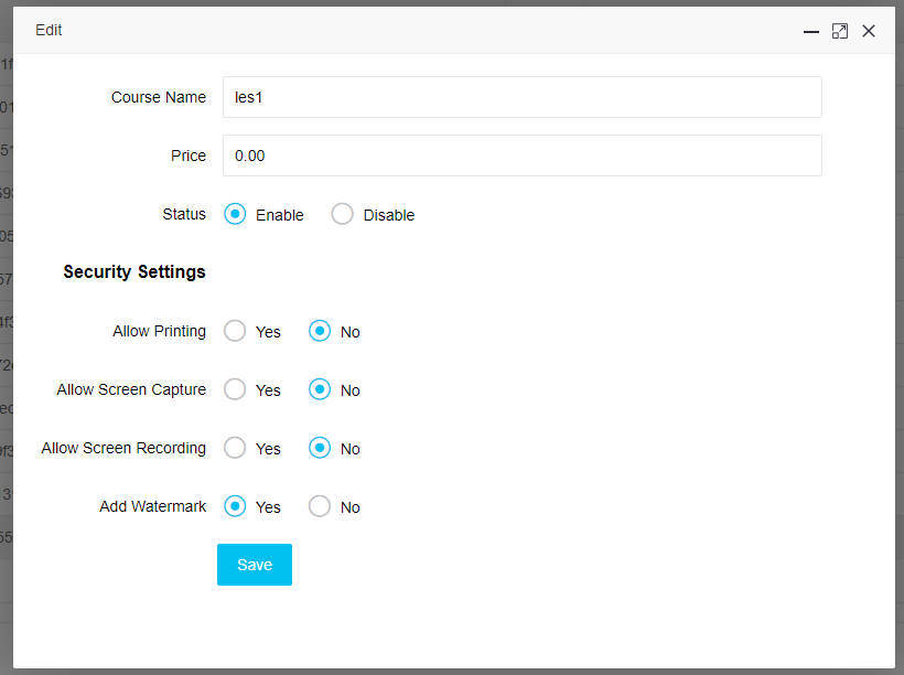 safedrm permission settings