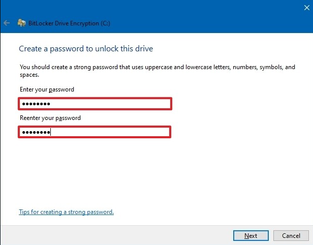 lock pen drive with bitlocker