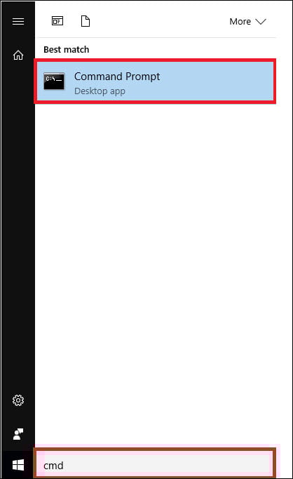 command prompt