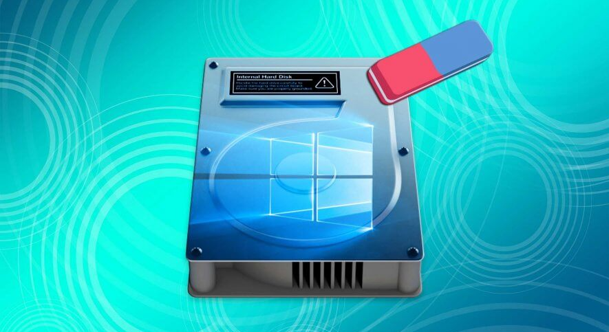 how to erase a hard disk