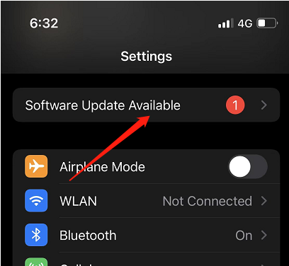 update iphone software