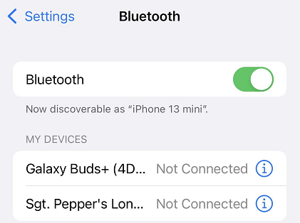 check the bluetooth when iphone volume low on calls