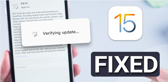 iphone verifying update