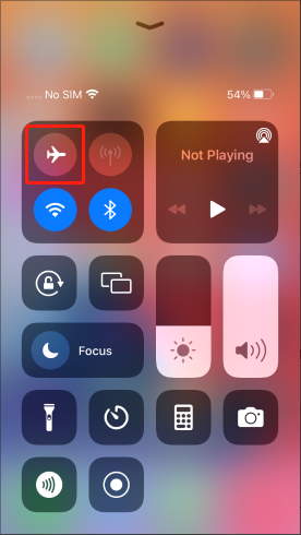 turn on the airplane mode to stop location sharing